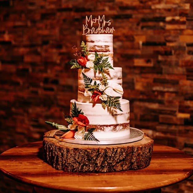 10 Rustic wedding ideas Rustic Wedding Cake Longans Place