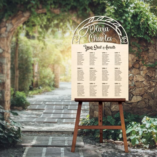 10 Rustic wedding ideas Wooden Sign Longans Place tny 1